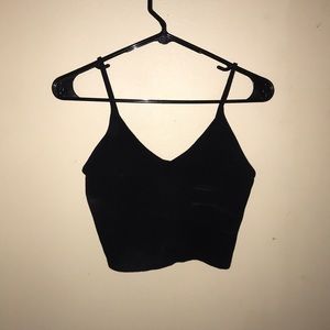Black Crop Top from Aritzia